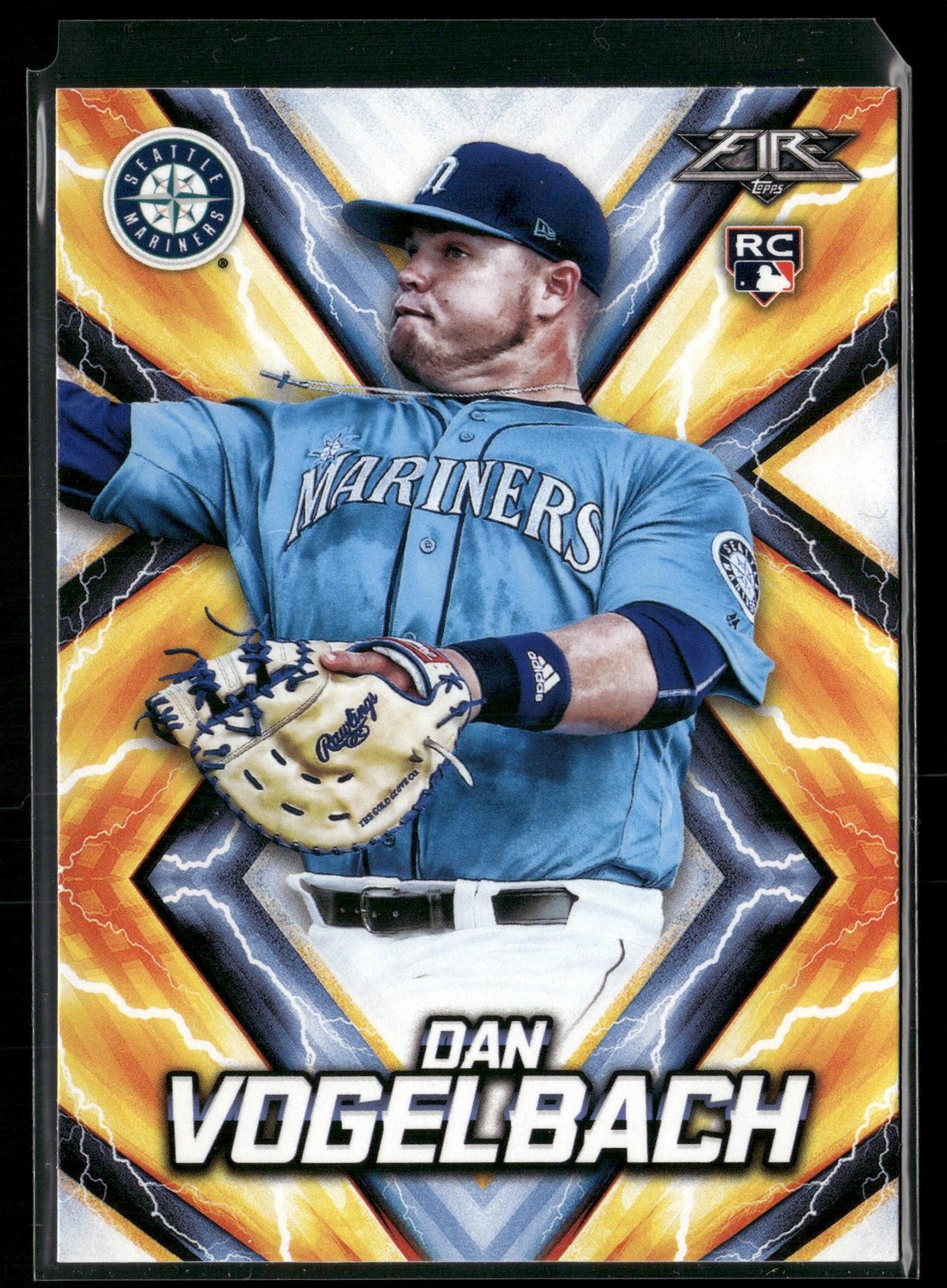 2017 Topps Fire #82 Dan Vogelbach