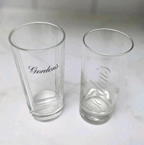 gordons gin pair fluted