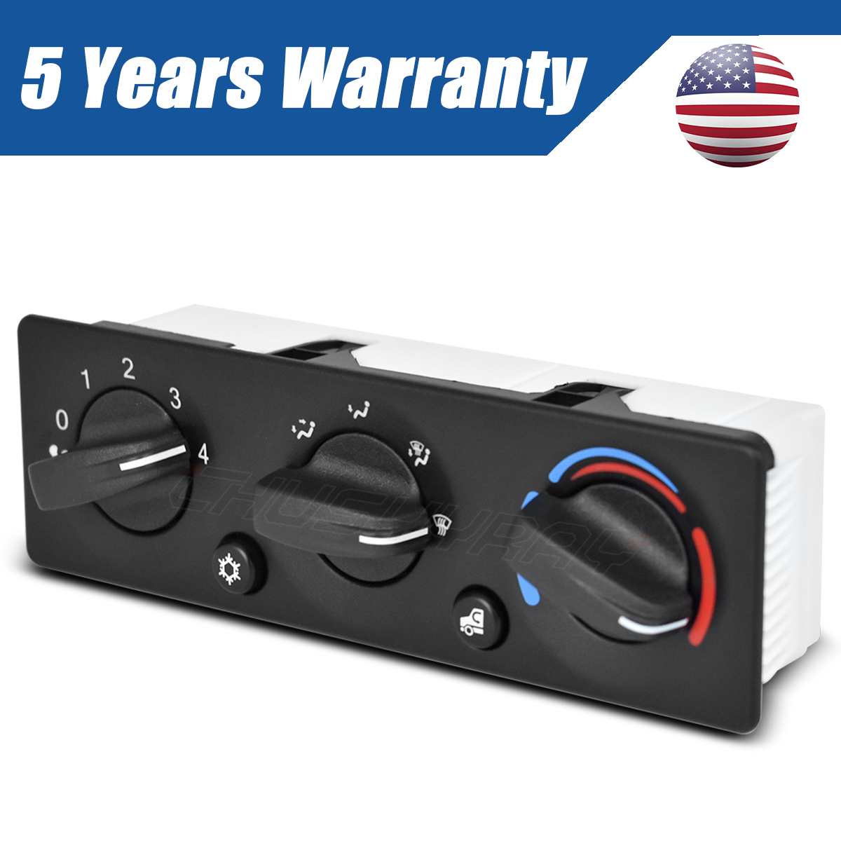 For Peterbilt Truck NEW A/C Heater Climate Control Module Panel Switch Q21-6119