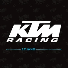 KTM Racing Moto Dirtbike Motox Logo Vinyl Decal Sticker Window Truck Laptop Race