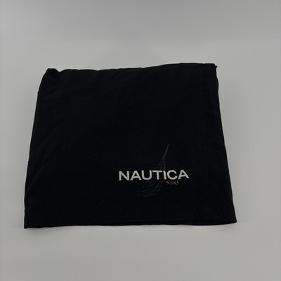Nautica Mens 34W Board Cargo Swim Shorts Black Polyester Draw String