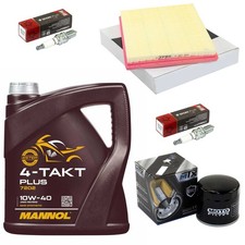 Öl 4L Set Wartung Ölfilter Luftfilter Zündkerzen für Ducati Monster 800 2003-08