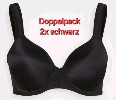 2x DORINA T-Shirt Bra Model RACHEL Schalen Bügel BH Größe 80 C