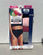 PACK of 5 Fruit of the Loom 360 STRETCH Seamless Hi-Cuts, Size 7/L