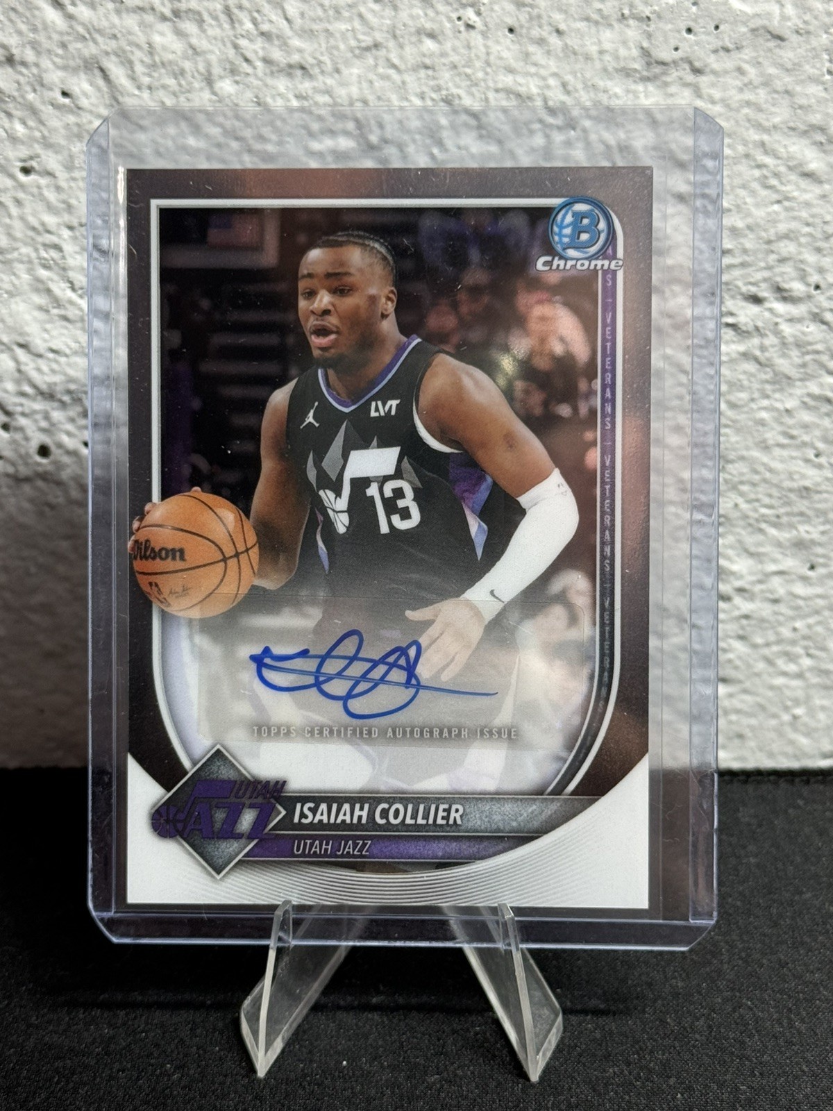 2025-26 Bowman Chrome Basketball ISAIAH COLLIER #Auto BCA-IC