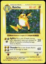 Raichu [Shadowless] #14 Prices | Pokemon Base Set | Pokemon Cards