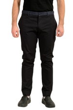 Dolce & Gabbana Men's Navy Blue Flat Front Pants US 36 IT 52