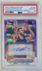 2023-24 Topps Chrome Sapphire Isaiah Hartenstein Autograph Purple #d 9/10 PSA 10