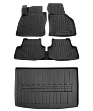 Gummimatten Fußmatten Kofferraumwanne für Skoda Karoq 2017-