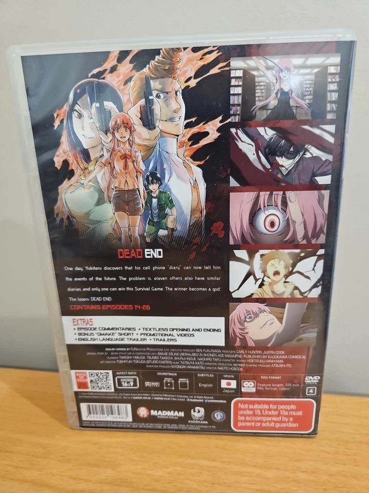 The Future Diary : Collection 2 : Eps 14-26 (DVD, 2011) Anime Manga - Image 3 of 4