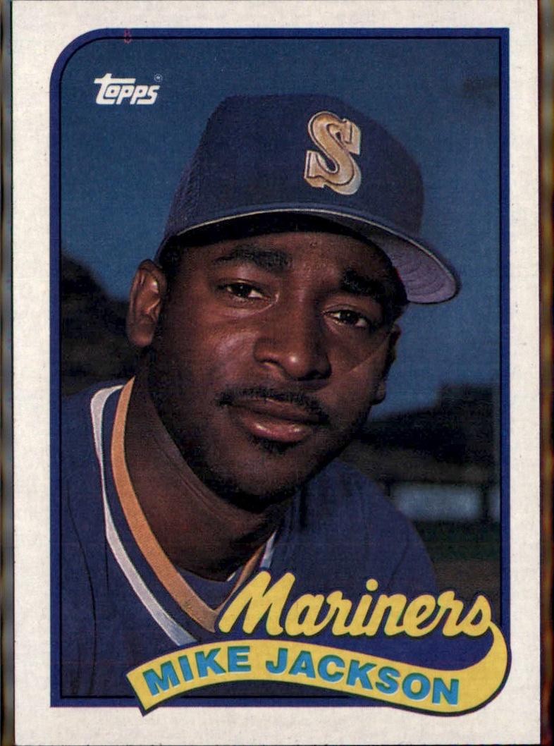 1989 Topps Mike Jackson #169 Seattle Mariners