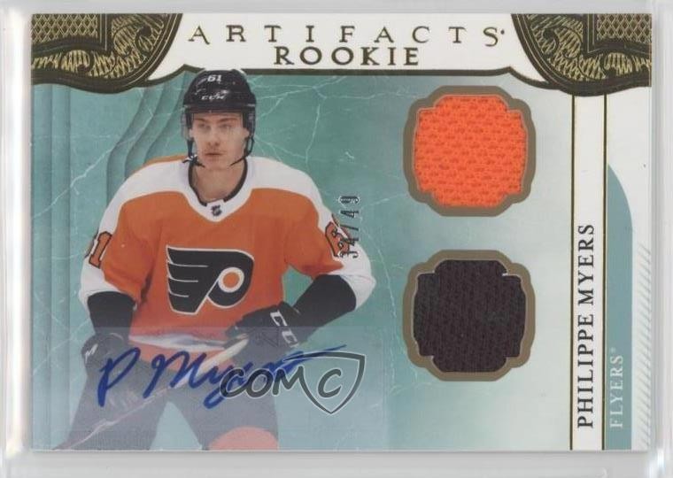 2019 Upper Deck Artifacts Rookies 34/49 Philippe Myers #163 Rookie Auto RC 0i1q