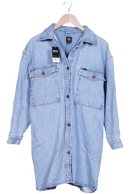 Lee Jacke Damen Anorak Jacket Kurzmantel Gr. M Baumwolle Hellblau #84pgajh