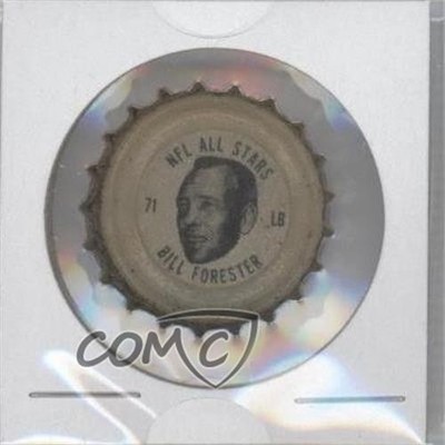 1964 Coca-Cola Bottle Caps All-Stars NFL Bill Forester #71 0f8