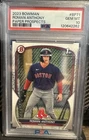 Roman Anthony 2023 Bowman Paper Prospects #BP71 RC PSA 10