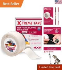 Self-Fusing Silicone Rubber Tape for Extreme Conditions - 1" x 10ft Roll White
