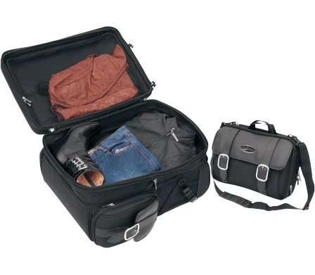 EQUIPAJE DE SILLÍN S3200DE BOLSA BARRA SISSY HARLEY VICTORIA YAMAHA SUZUKI KAWASAKI Foto 4 de 4