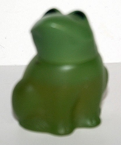 Vtg Collectible Avon Emerald Prince Frog Decanter Perfume Bottle Sweet Honesty - Picture 3 of 4