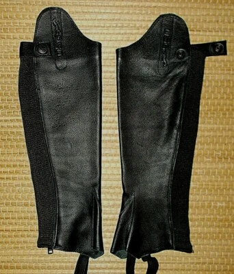 Mini CHAPS USG schwarz XS H38 W34 cm Echt Leder super soft beste QUALITÄT NEU %% - Bild 1 von 4