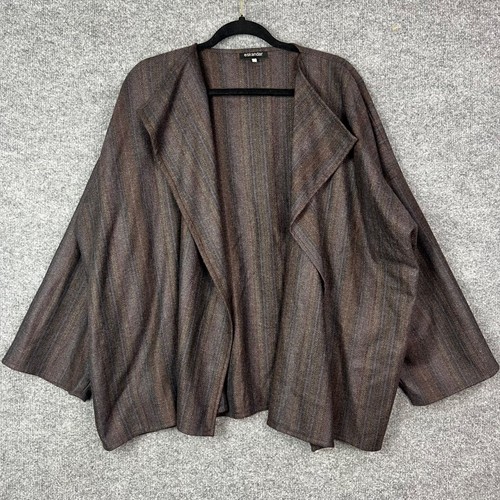 Eskandar Womens Long Sleeved Open Cashmere Cardigan Sweater Size 1