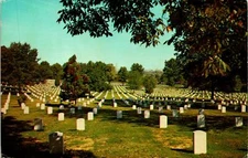 Arlington Ntl Cemetery VA Old Robert E Lee Plantation Postcard Unused (31150)