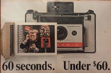 Polaroid Color Pack Camera Vintage 1965 Color 2 Page Folio Photography Print Ad