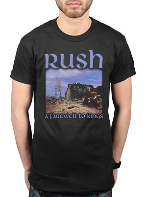 Rush A Farewell To Kings  T-shirt Black Men S-234XL A414