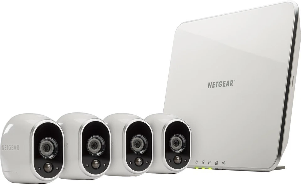 NETGEAR - Arlo Smart Home Indoor/Outdoor Wireless High-Def Security Cameras (4) - Image 2 of 4