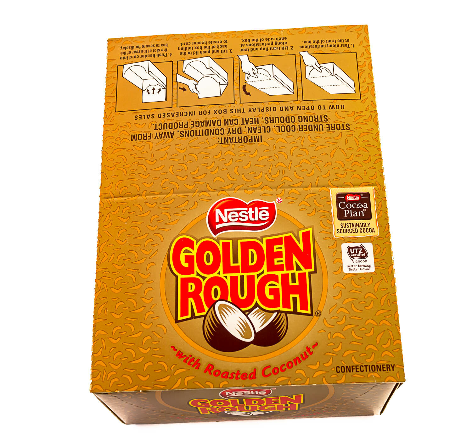Nestle Golden Rough Box - 48 x 20g - Nestle Milk Chocolate Toasted ...