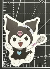 Kuromi Baking For Fun - Vinyl decal Sanrio Sticker Bomb Notebook KAWAII Cooking
