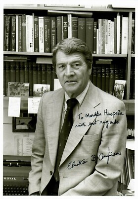 ''Nobel Prize in Chemistry'' Christian Anfinsen Hand Signed 8X10 B&W Photo COA