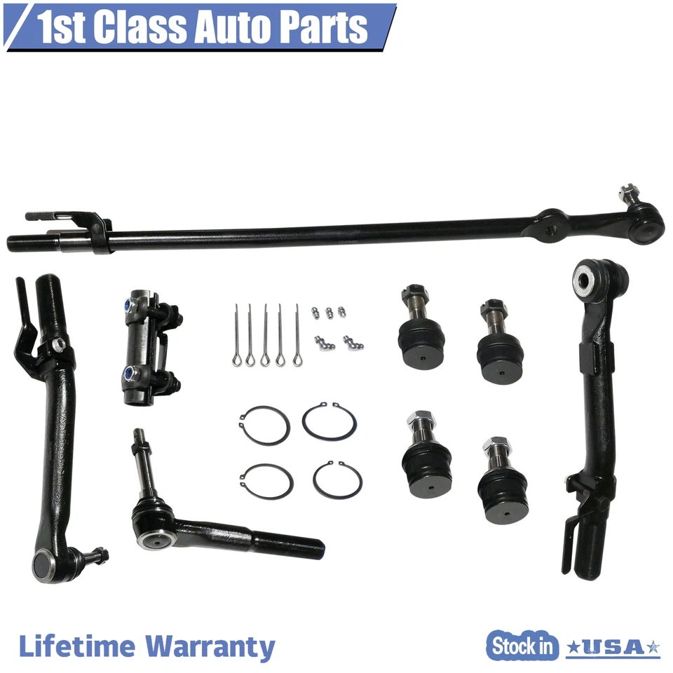 Kit de 9 rótulas de dirección delantera para Ford F-250 Super Duty 2005-2016 Foto 3 de 3