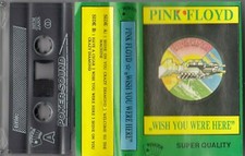 PINK FLOYD WISH YOU WERE HERE RARE CASSETTE TAPE