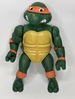 Giant Size TMNT Michaelangelo 13” Teenage Mutant Ninja Playmates 1989 READ