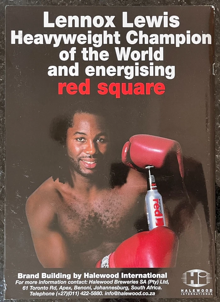 Lennox Lewis vs. Hasim Rahman Boxing Program 4-22-2001 Thunder in Africa - Image 2 of 2