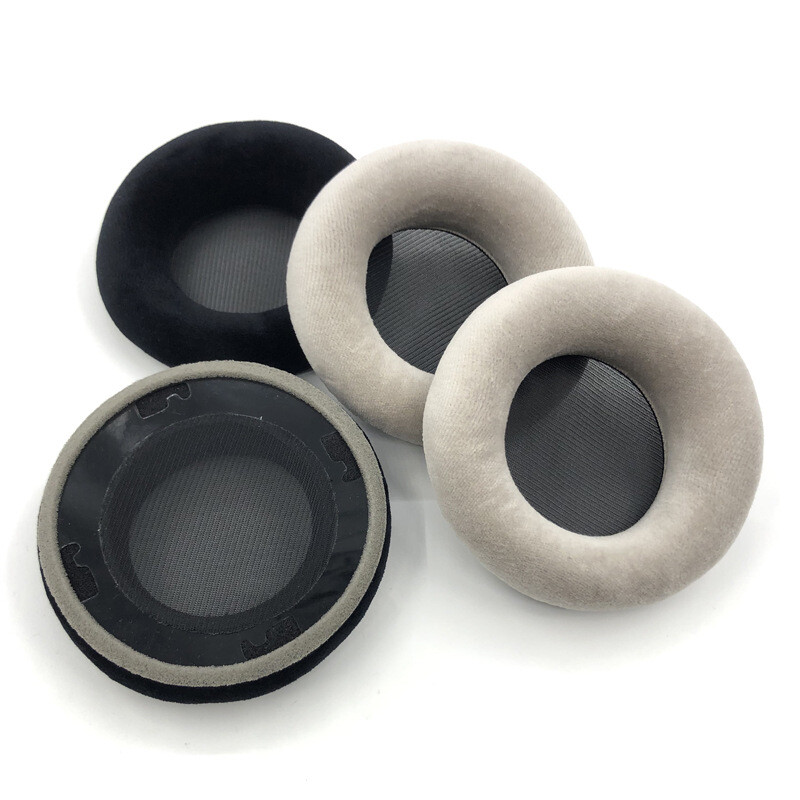 Ersatz-Ohrpolster Aus Samt, 75 Mm – Kompatibel Mit AKG, Sony, ATH Kopfhörern, Mit Memory-Schaum