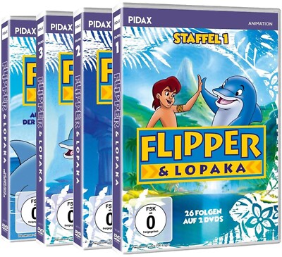 Flipper & Lopaka   Gesamtedition (Staffel 1 bis 3 zzgl. Spielfilm auf DVD) NEU
