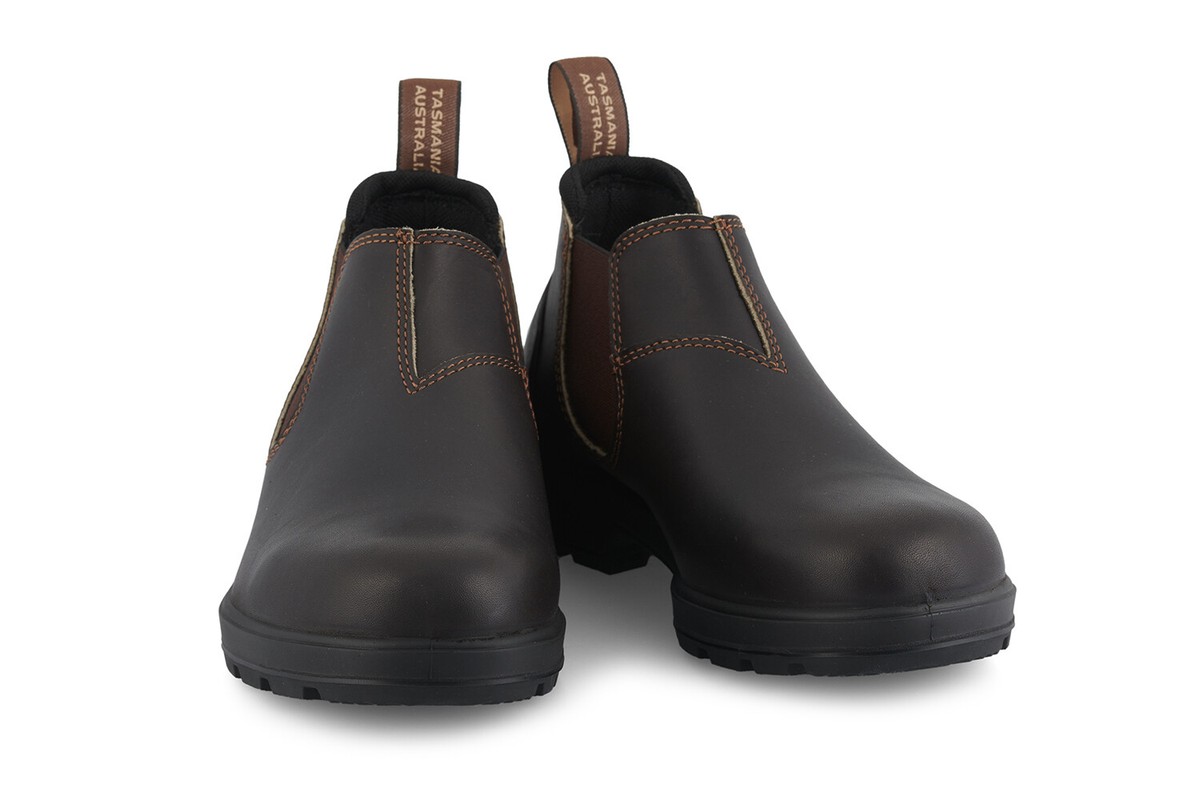Blundstone 2038 Boots Brown Unisex Style Australian Chelsea Low
