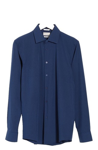 lucky brand slim fit stretch dress shirt Lucky Brand Men's Stretch Slim Fit Dress Shirt - S 32/33