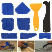 9 pcs Caulking Tool Kit Silicone Sealant Finishing Grout Scraper Caulk Remover