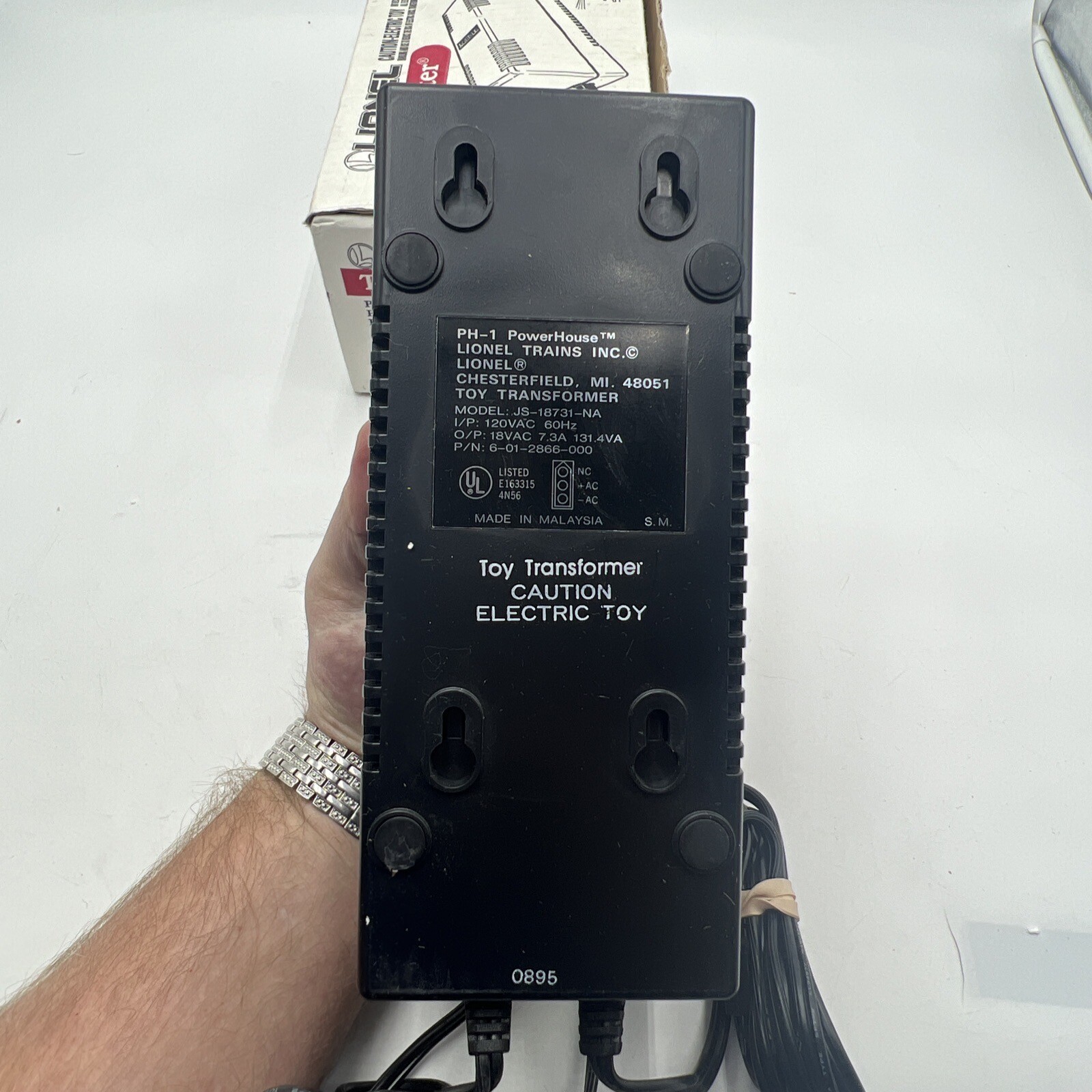 LIONEL TRAINS 612866 TRAINMASTER POWER HOUSE POWER SUPPLY PH1 IN BOX TESTED eBay