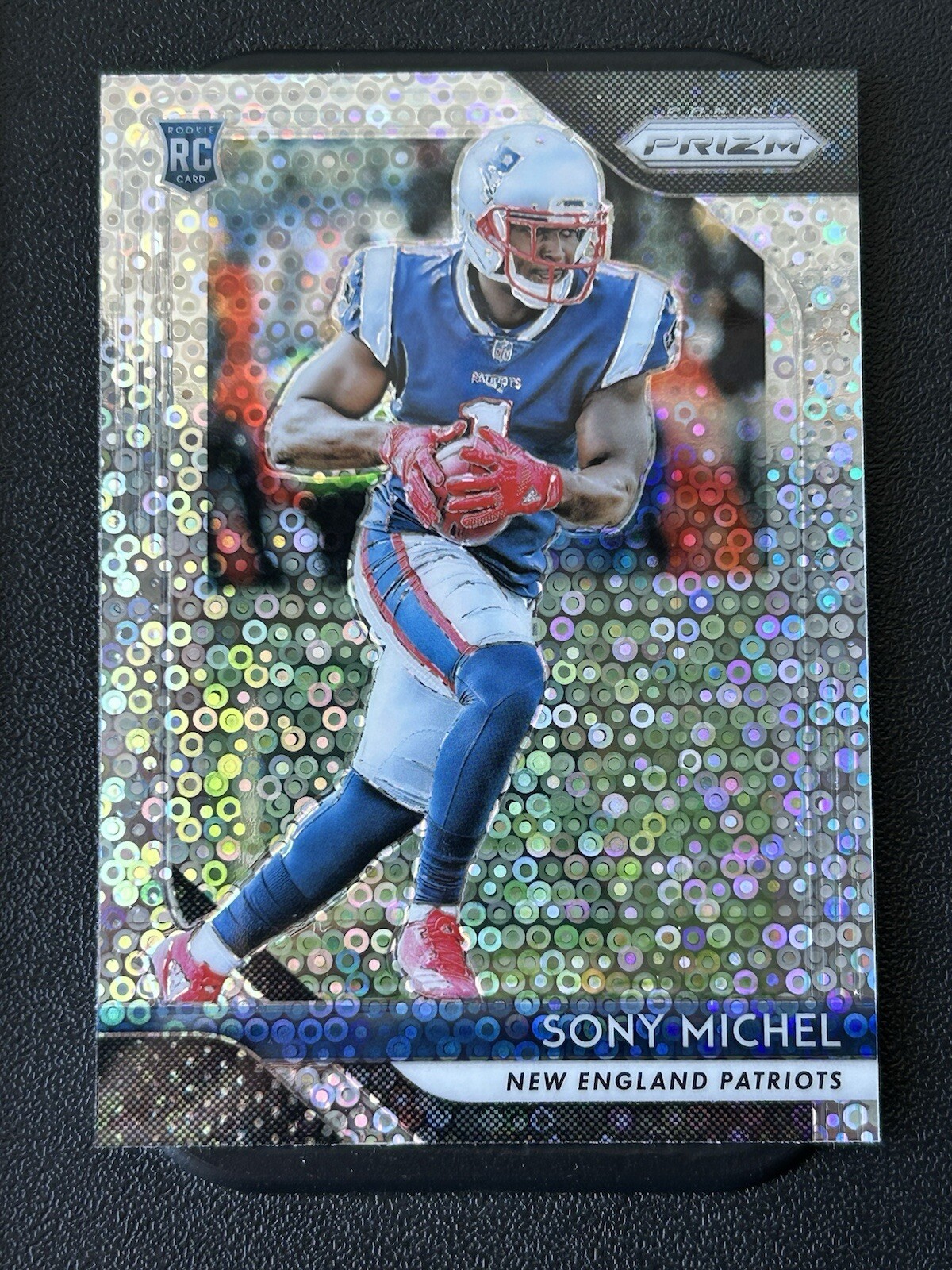 Sony Michel 2018 Prizm Disco Prizm Rookie Card #211 Rc Patriots