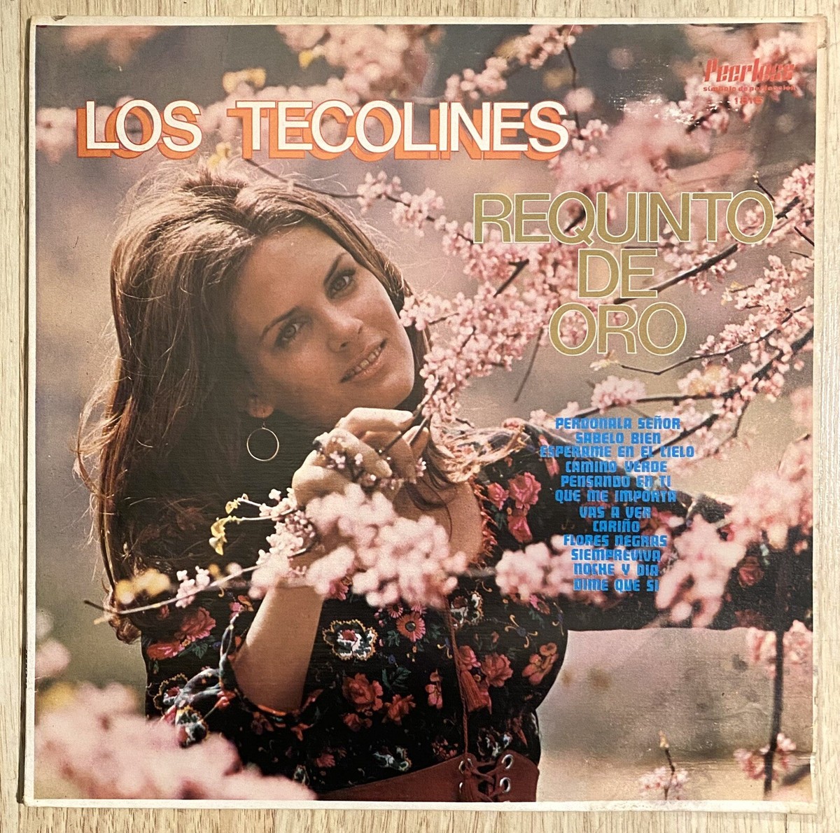 LOS TECOLINES REQUINTO DE ORO LP 1974 Vinyl Peerless Records