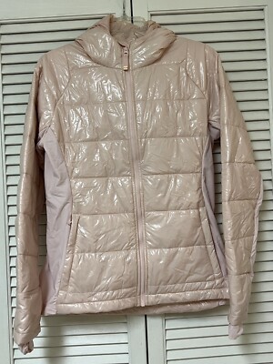 IVL COLLECTIVE Ivy Lane Lotus Pink Insulated Hooded Jacket Size 10 VGUC 