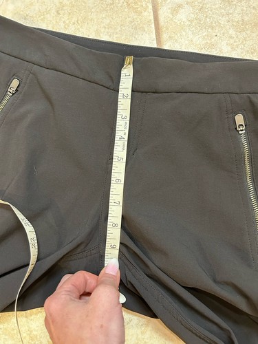 Athleta Wander Skinny Pant Ankle Zip Black 10 Utility Athleisure Gorpcore City - Picture 16 of 17