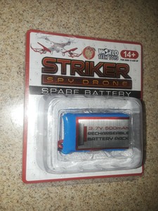 striker spy drone battery