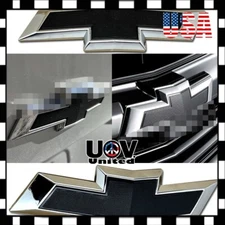 Fit Chevy Malibu 2016-2022 Front Rear Grille Tailgate Bowtie Emblem replacement
