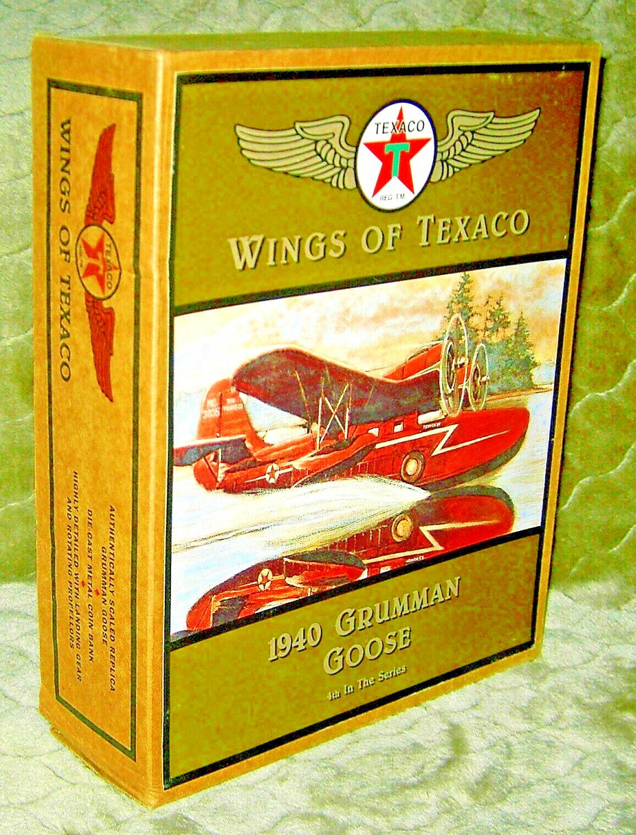1940 Grumman Goose. Wings of TEXACO. diecast ERTL airplane Bank