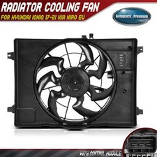 Radiator Fan Cooling Motor w/ Control Module for Hyundai Ioniq 17-21 Kia Niro EV