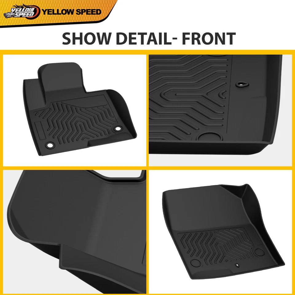 Alfombrillas TPE para todo clima nuevas aptas para Hyundai 2013-2018 Santa Fe Sport 5 plazas Foto 3 de 4